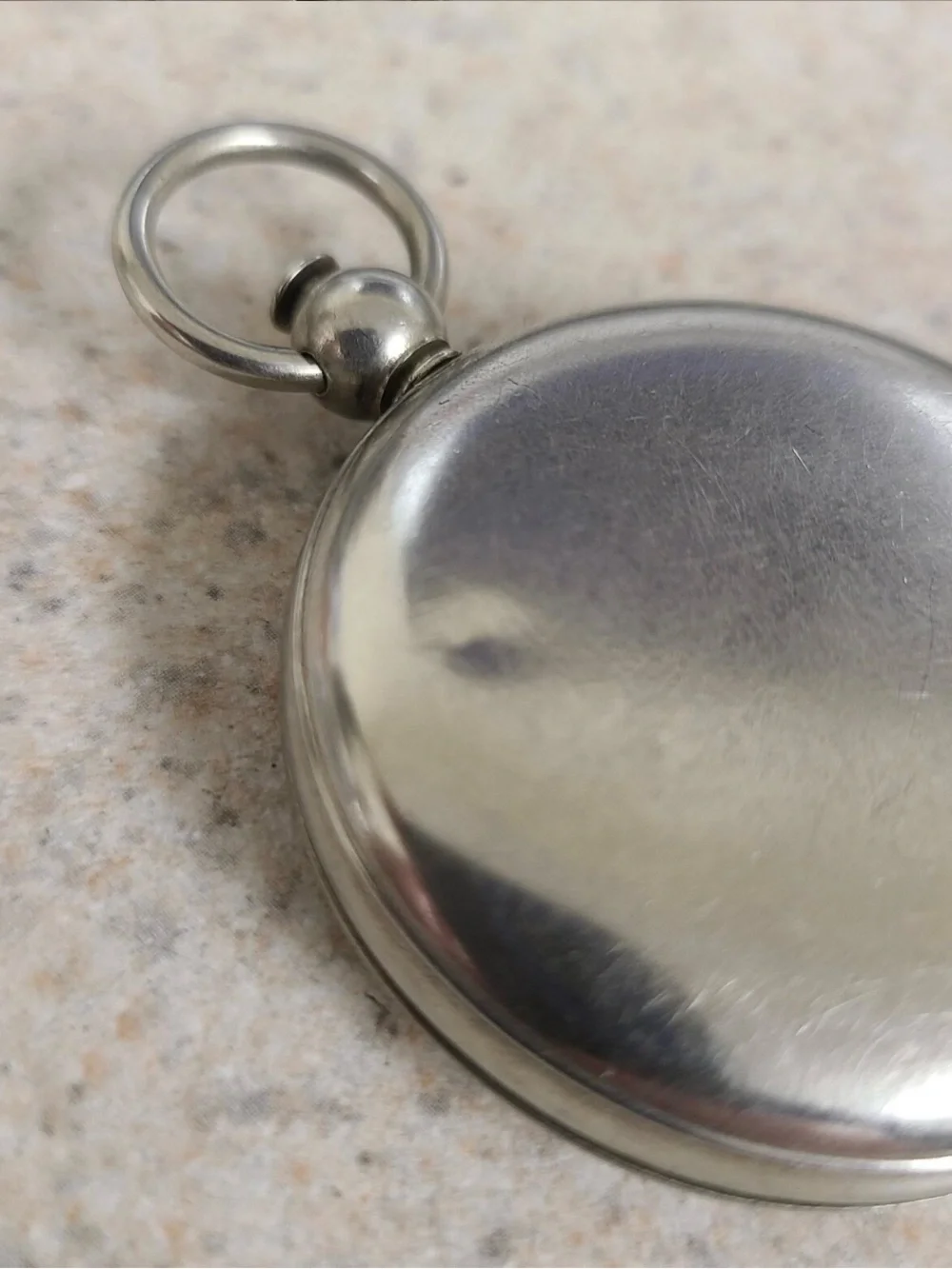 Keuffel & Esser Silver Pocket Compass - Classic Men’s Accessory